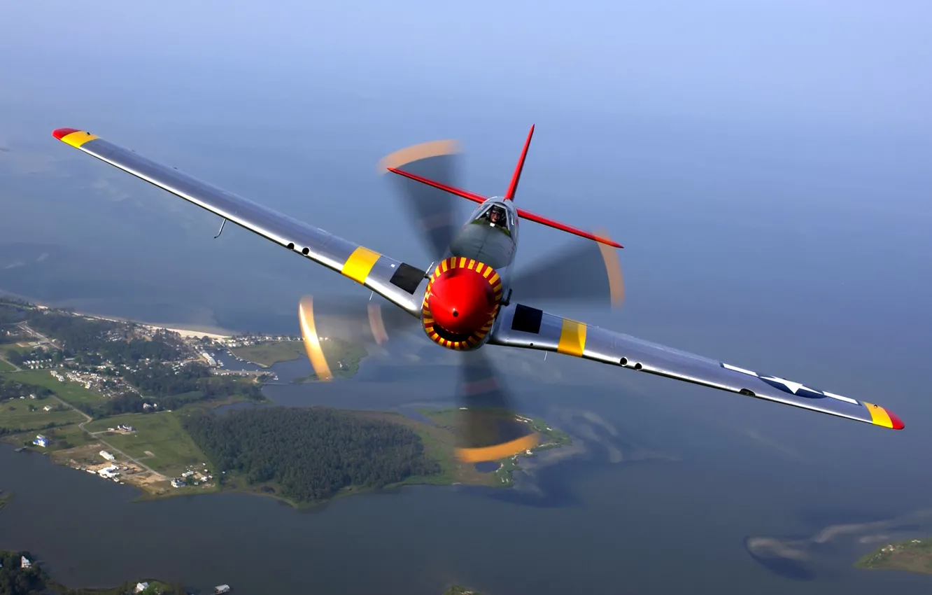 Фото обои Mustang, P-51, aircraft