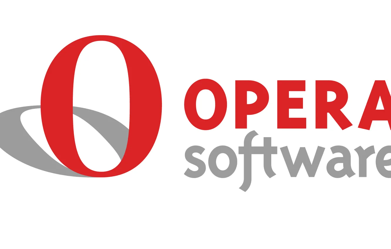 Фото обои Logo, Opera, Hi-Tech, Software