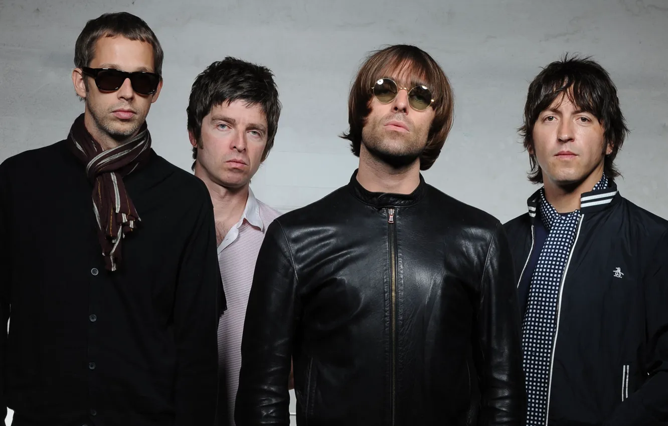 Фото обои группа, rock, Oasis, Noel Gallagher, Liam Gallagher