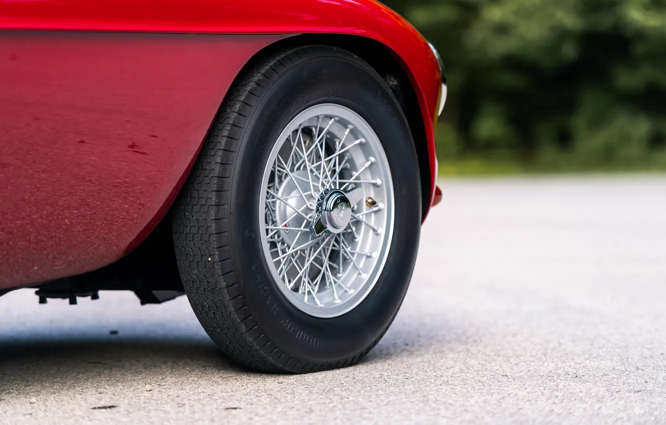 Фото обои Ferrari, 212, wheel, 1951, Ferrari 212 Export Barchetta