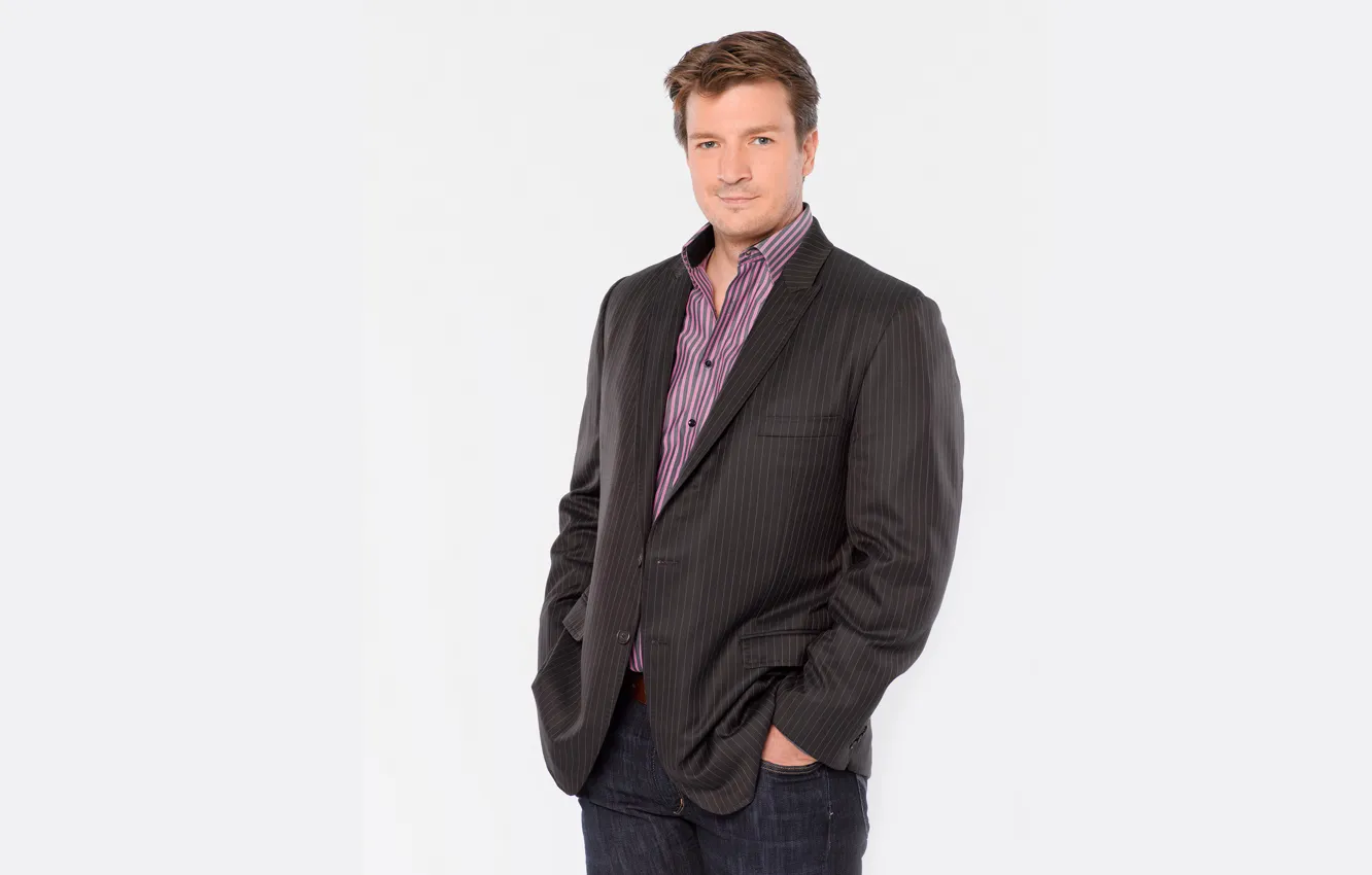 Фото обои Nathan Fillion, Castle, Касл