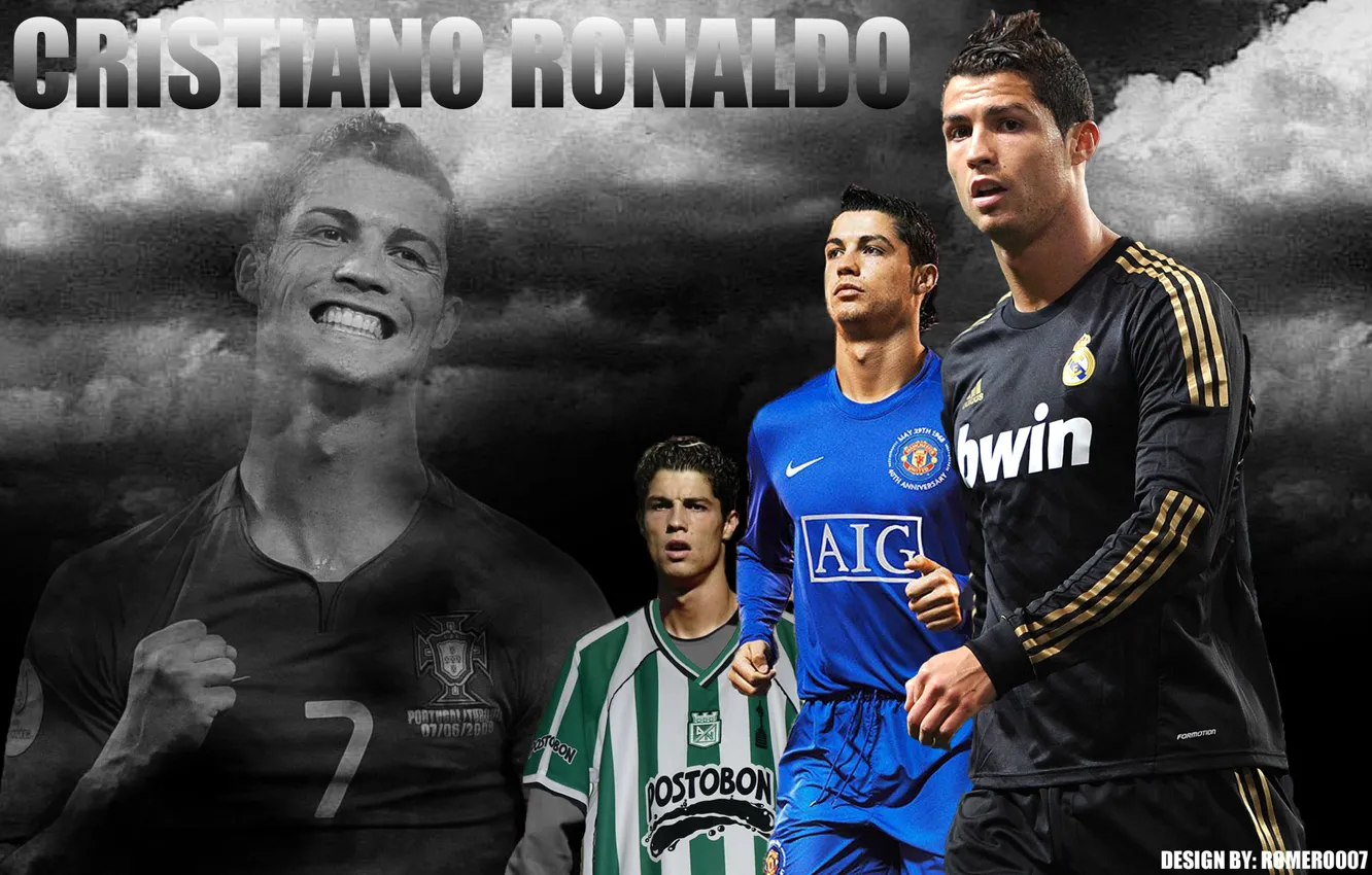 Фото обои футбол, спорт, Роналдо, отличный игрок