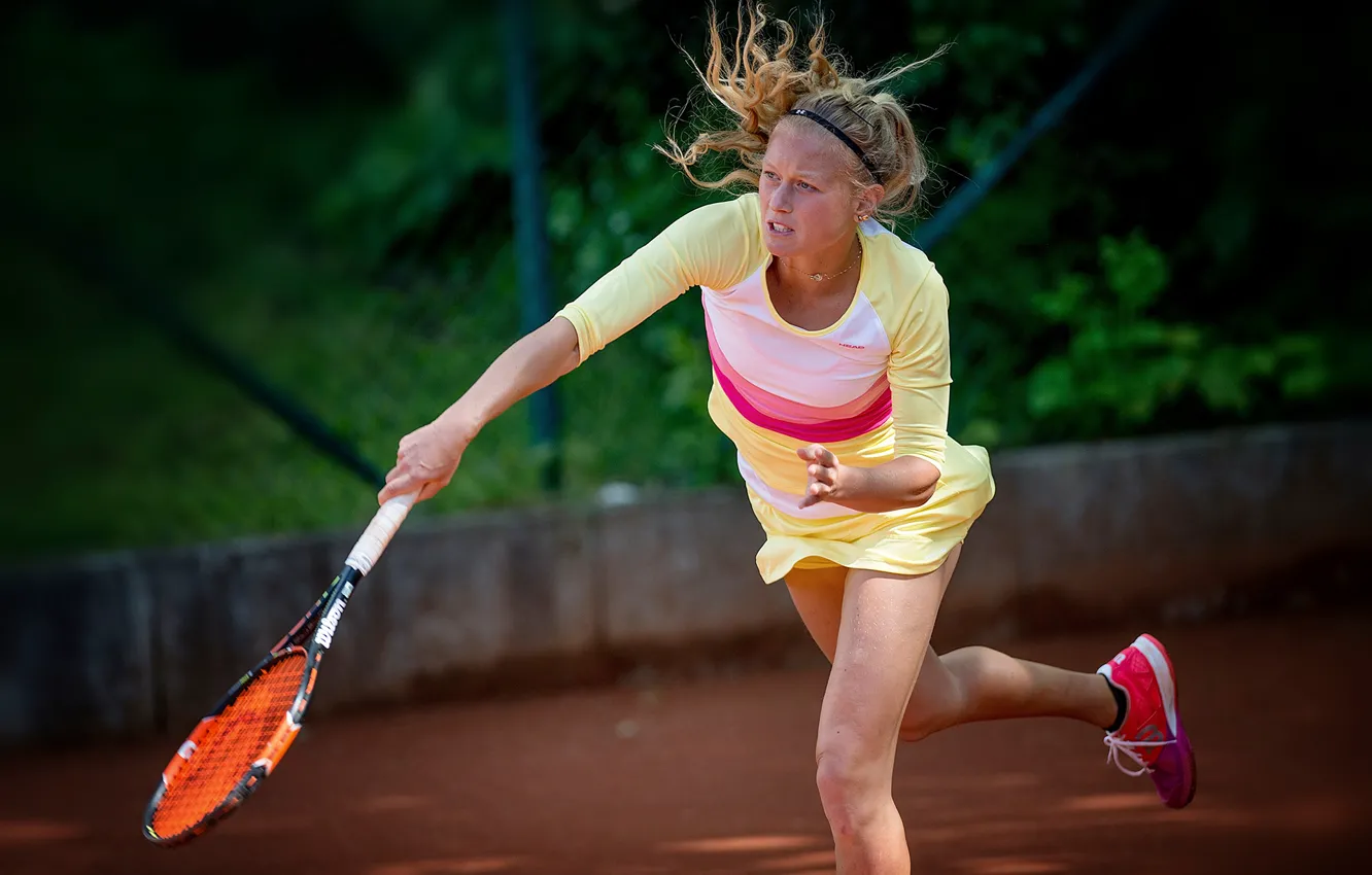 Фото обои теннисистка, Юлия Тим, Julia Thiem