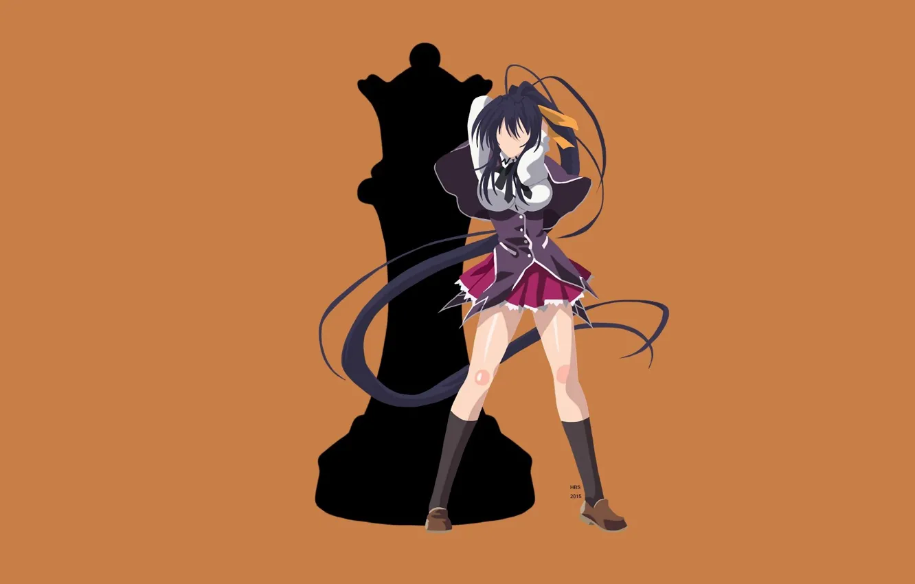 Фото обои girl, anime, queen, skirt, knee socks