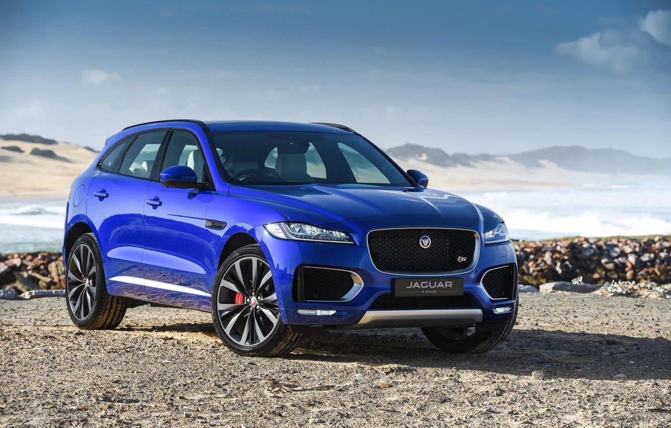 Фото обои Jaguar, внедорожник, Jaguar f-pace, F-pace