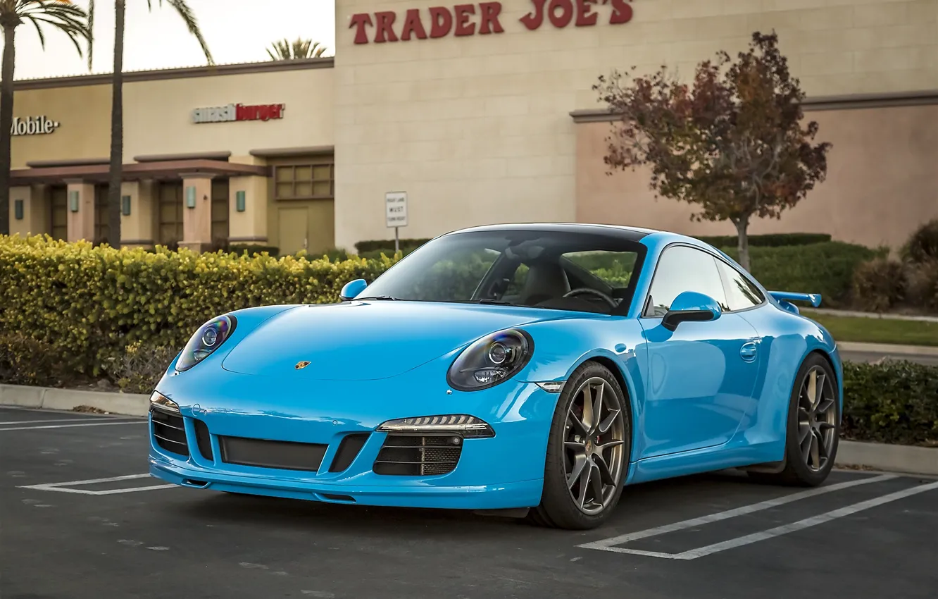Фото обои 911, Porsche, Blue, Carrera