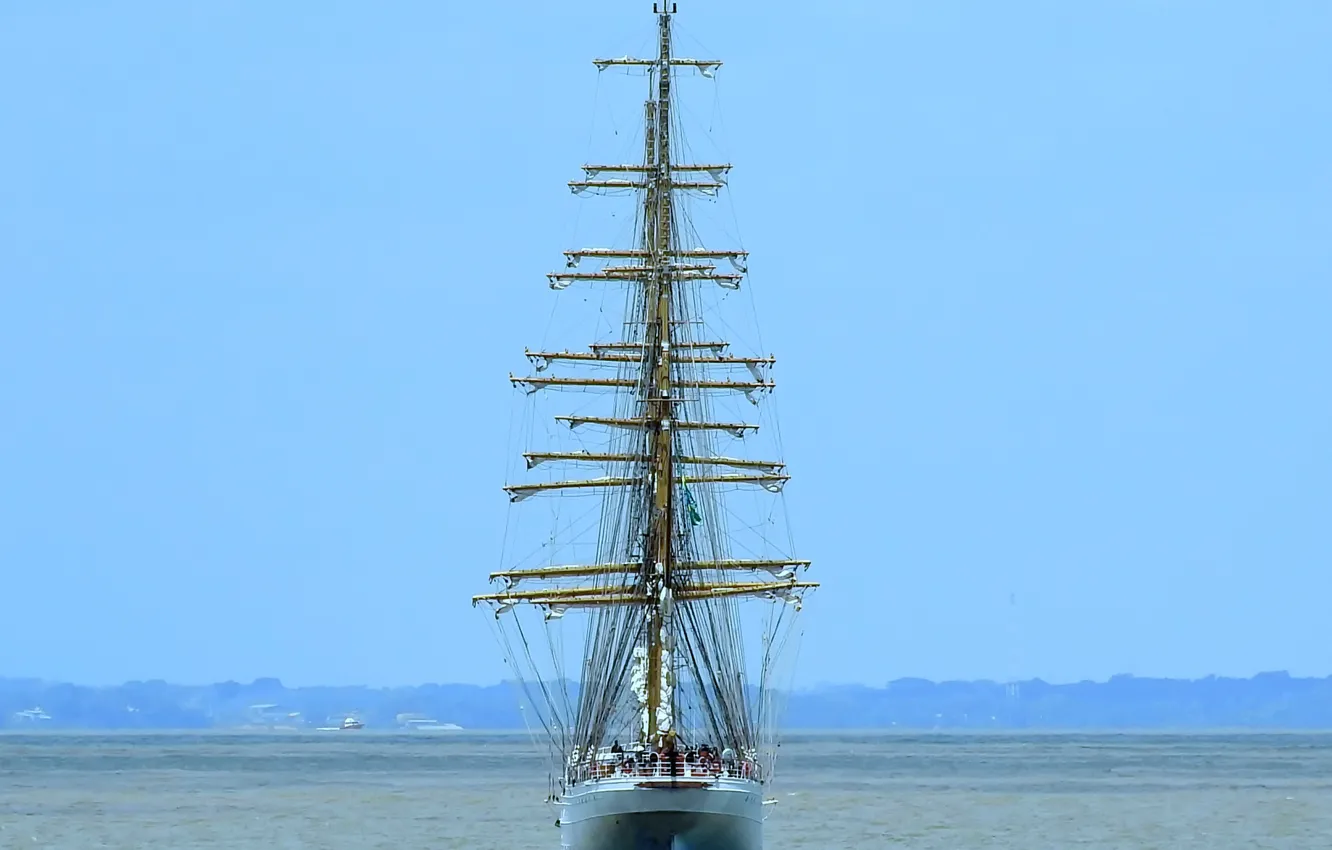 Фото обои парусник, Бразилия, Белый Лебедь, Cisne Branco