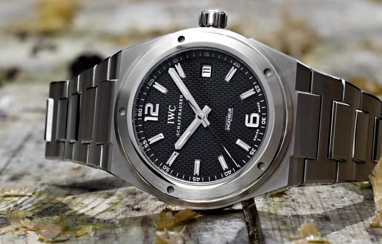 Фото обои watch, clock, steel, IWC Ingenieur