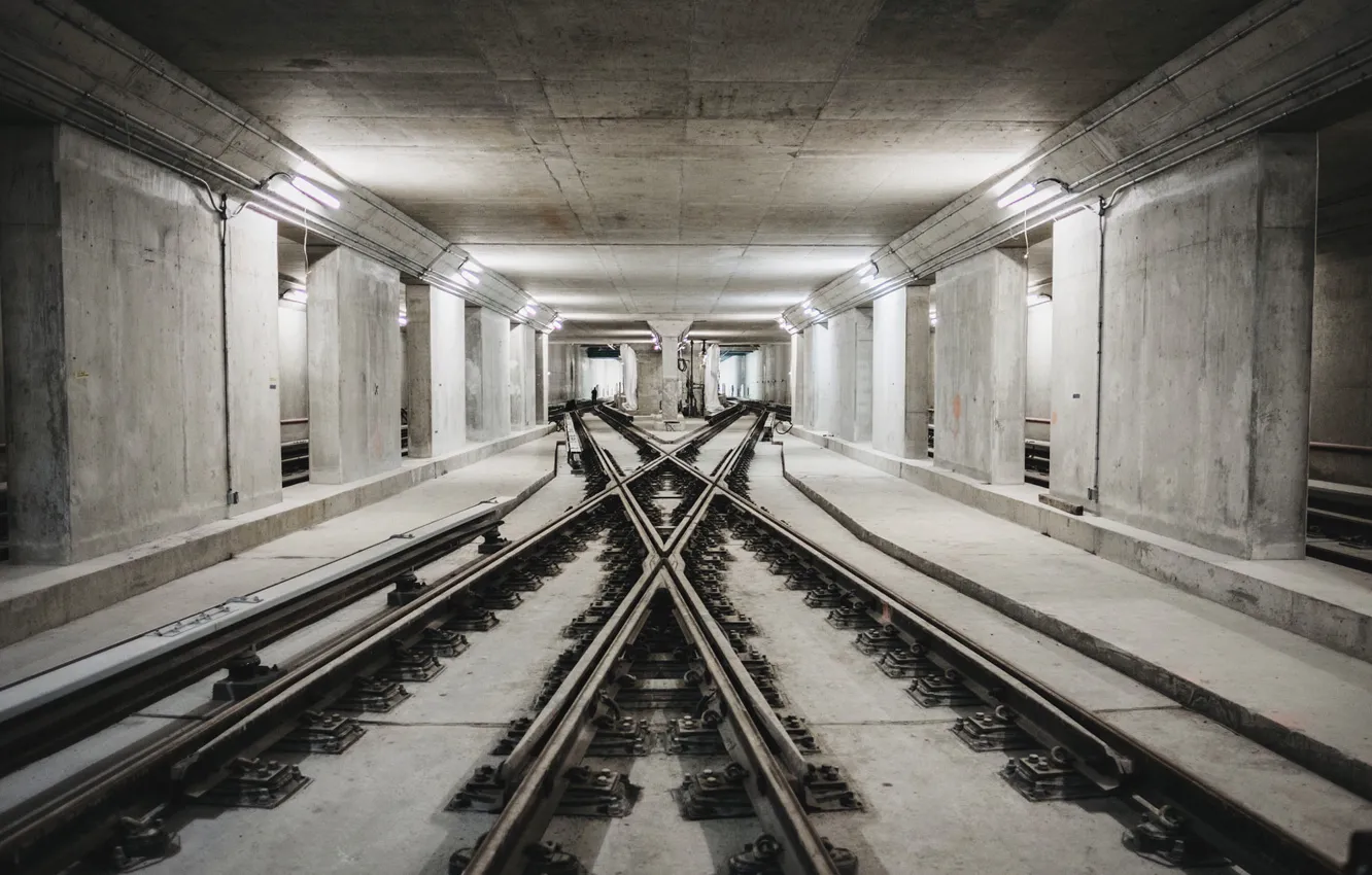 Фото обои метро, Канада, Торонто, ж/д, metro, subway