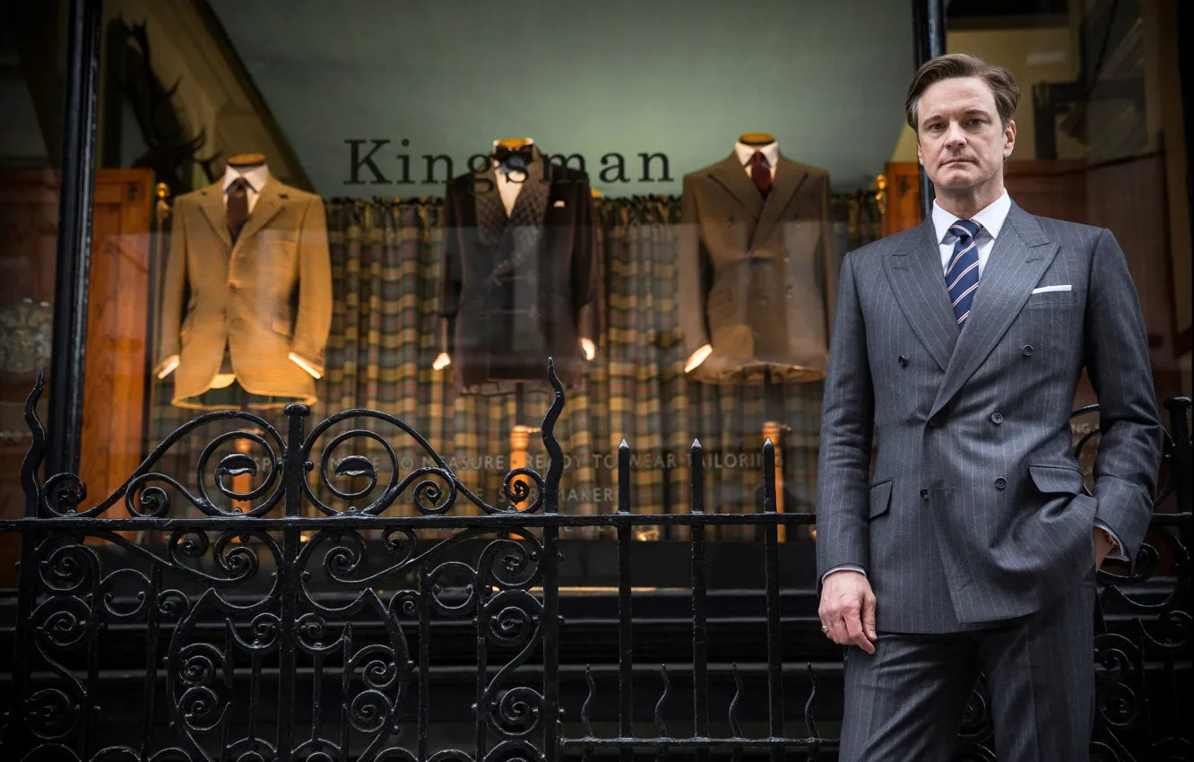 Фото обои Colin Firth, Колин Фёрт, Kingsman