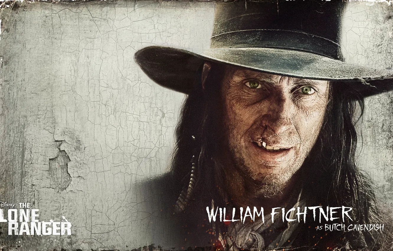 Фото обои актер, вестерн, The Lone Ranger, Одинокий рейнджер, William Fichtner, Butch Cavendish
