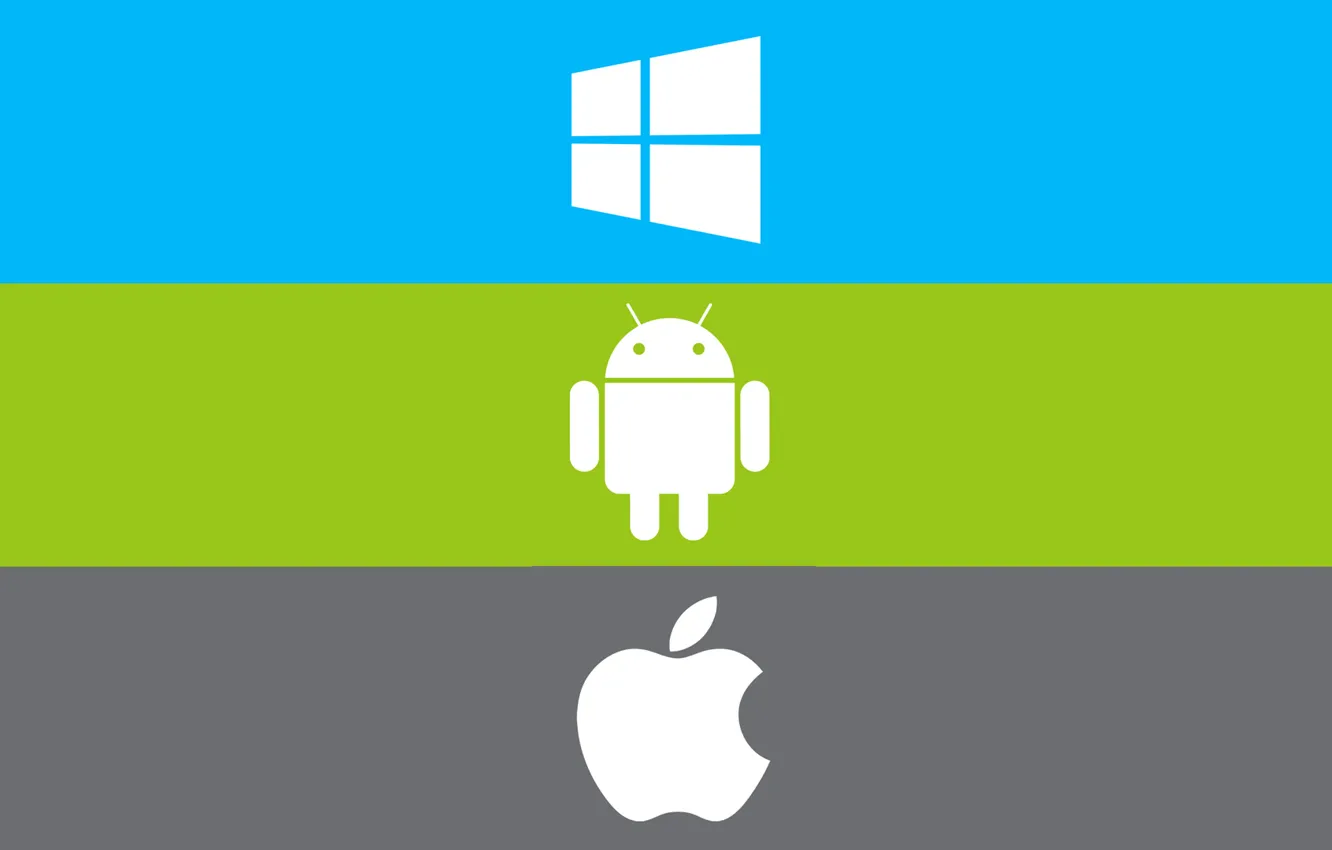Фото обои компьютер, полоса, apple, логотип, телефон, эмблема, windows, планшет