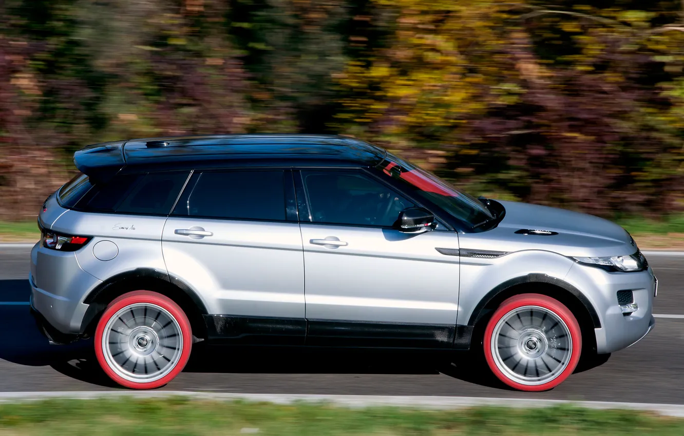 Фото обои авто, вид, внедорожник, Land Rover, Range Rover, сбоку, Evoque, Marangoni