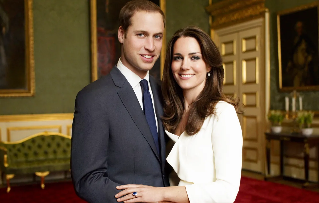 Фото обои royal wedding, Kate Middleton, Принц Уильям, Prince William, Кейт Миддлтон, королевская свадьба