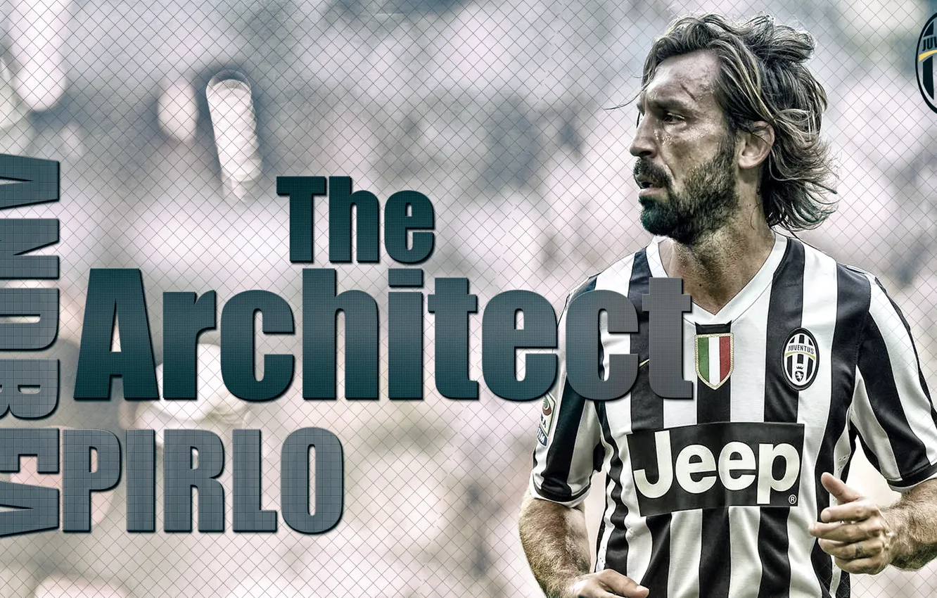 Фото обои Профессор, Ювентус, Andrea Pirlo, Архитектор, Маэстро, Андреа Пирло, the architect, fernan