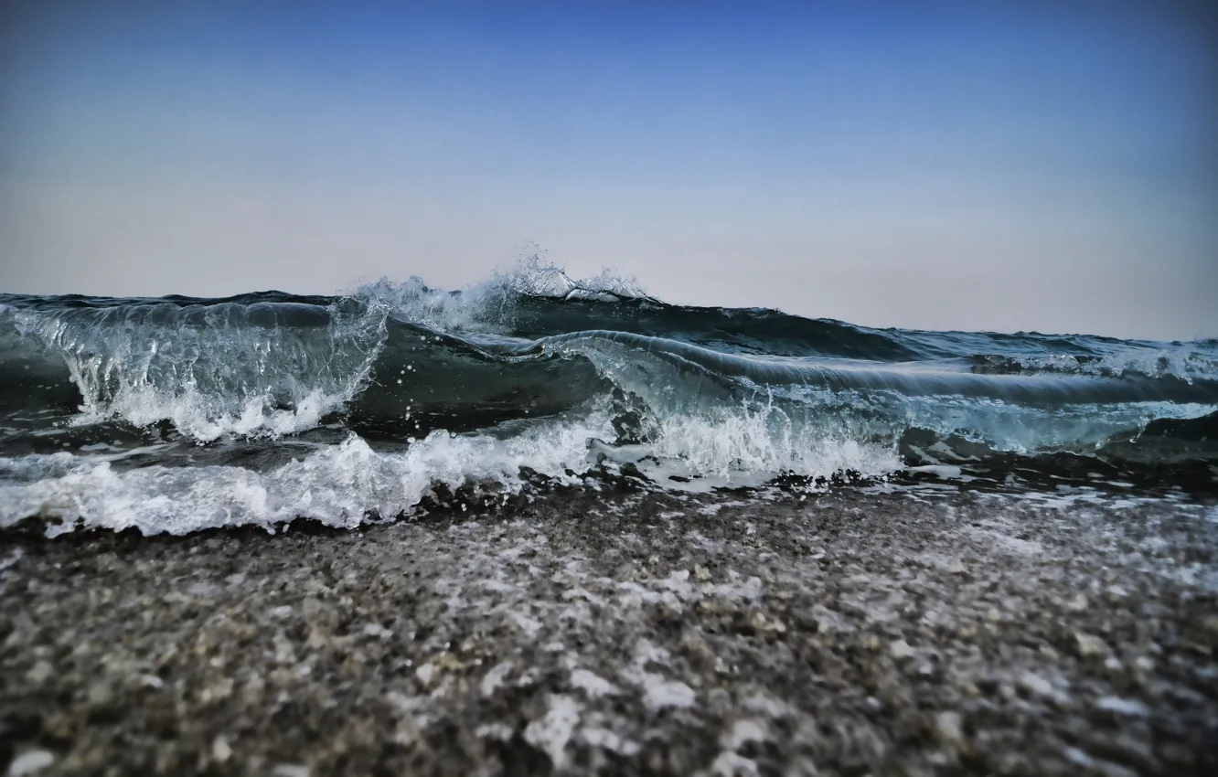 Фото обои море, волны, пена, вода, брызги, берег, побережье, волна