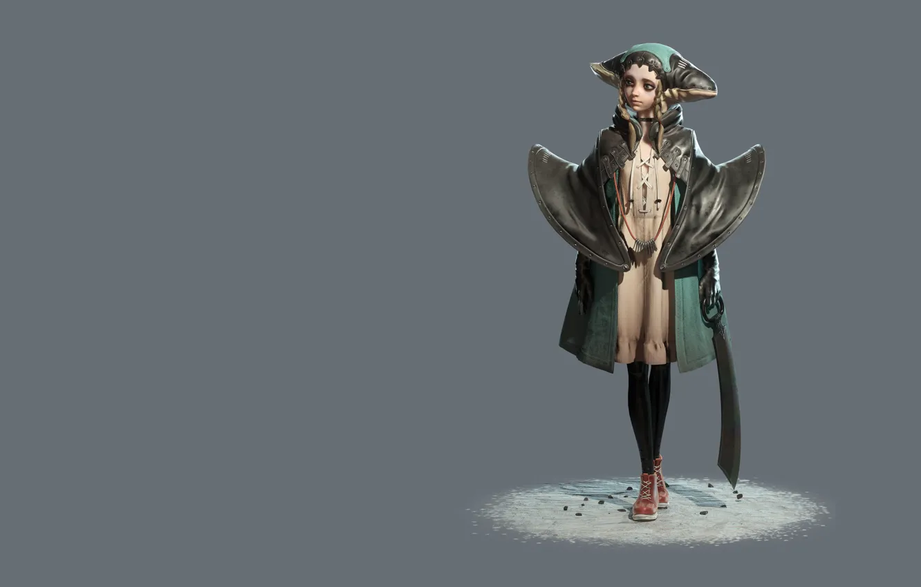 Фото обои рендеринг, фэнтези, арт, Mido Lai, Emily the Assassin