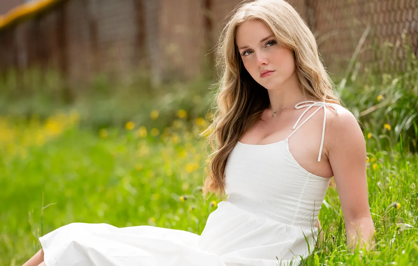 Фото обои лето, девушка, портрет, Chloe