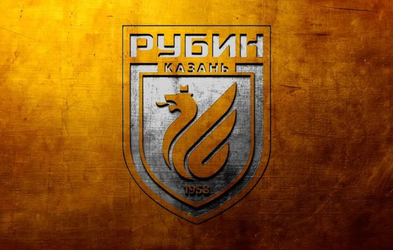 Фото обои Logo, Football, Soccer, Russian, Emblem, Symbol, Badge, FC Rubin Kazan
