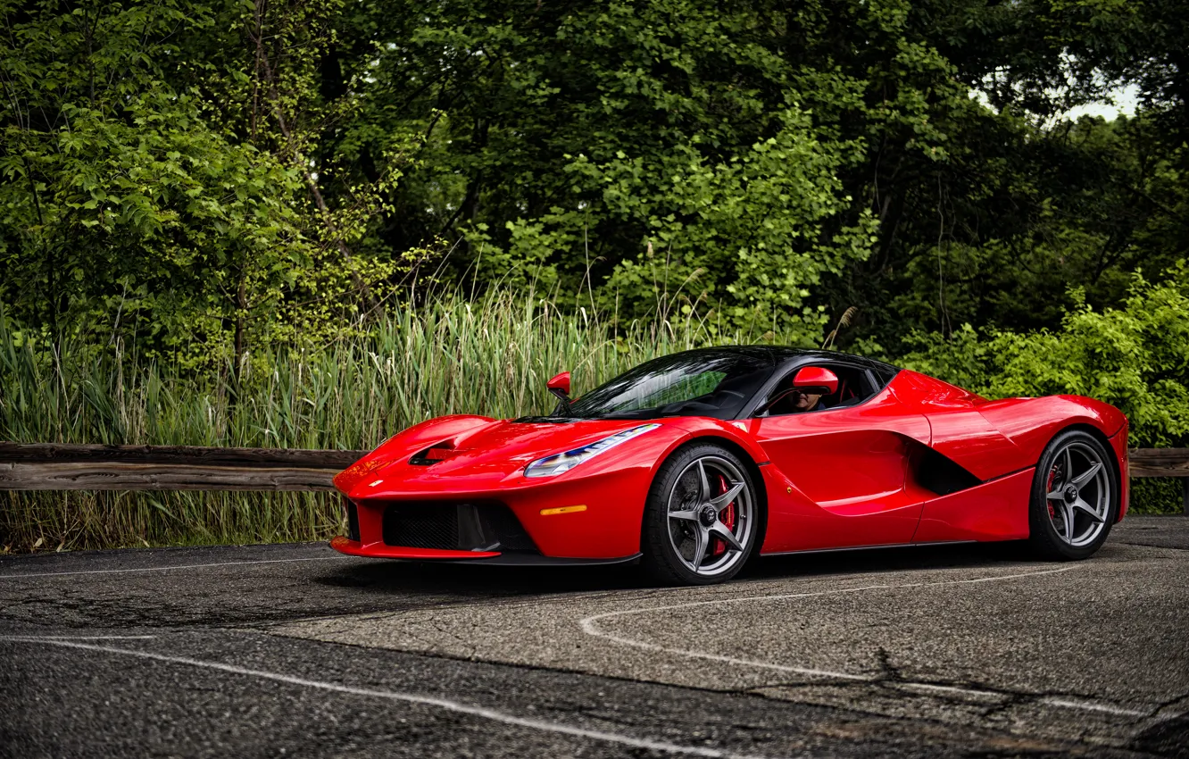 Фото обои Ferrari, суперкар, феррари, LaFerrari