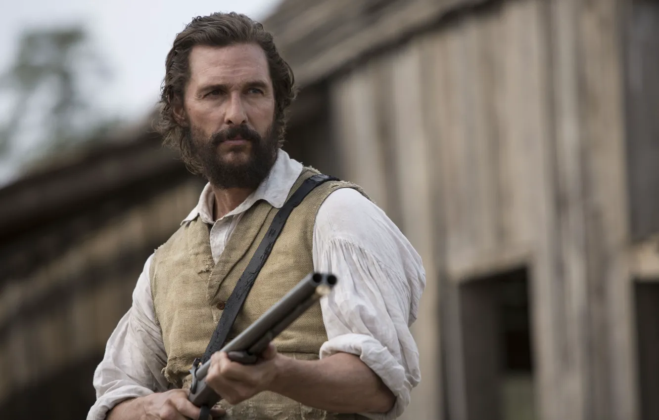 Фото обои cinema, gun, weapon, man, movie, film, Matthew McConaughey, The Free State of Jones