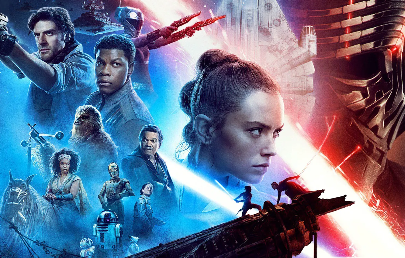 Фото обои Star Wars, Звёздные войны, постер, The Rise of Skywalker, Эпизод IX