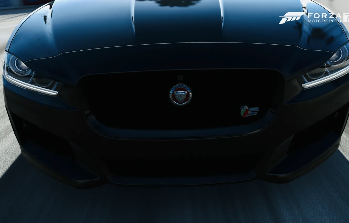 Фото обои HDR, Jaguar, Game, FM7, UHD, XE S, Forza Motorsport 7, Xbox One X