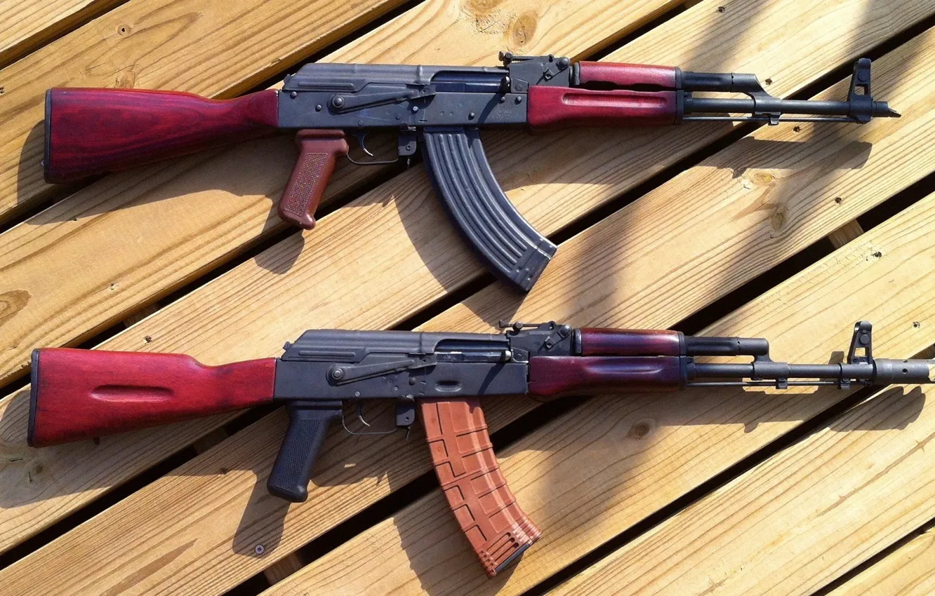 Фото обои оружие, автомат, Калашникова, калаш, Ак-47, AKM