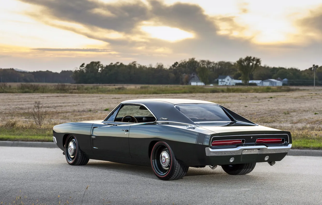 Фото обои дорога, Dodge, автомобиль, Charger