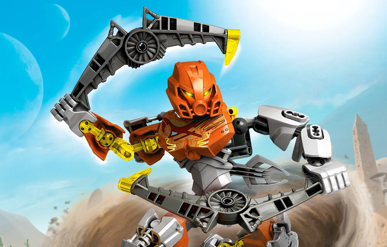 Фото обои лего, LEGO, бионикл, BIONICLE, повелитель камня, похату, Pohaty, 70785