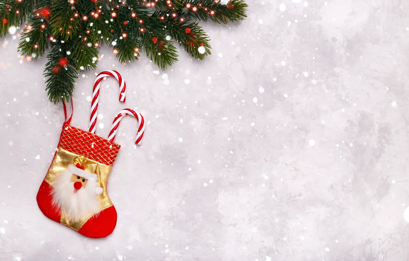 Фото обои снег, Новый Год, Рождество, Christmas, snow, New Year, decoration, Happy