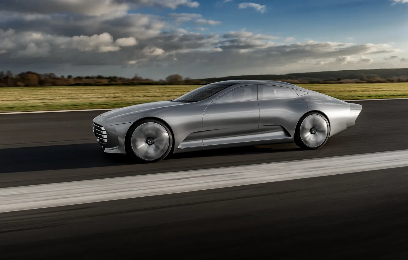 Фото обои купе, Mercedes-Benz, концепт, 2015, Intelligent Aerodynamic Automobile, Concept IAA