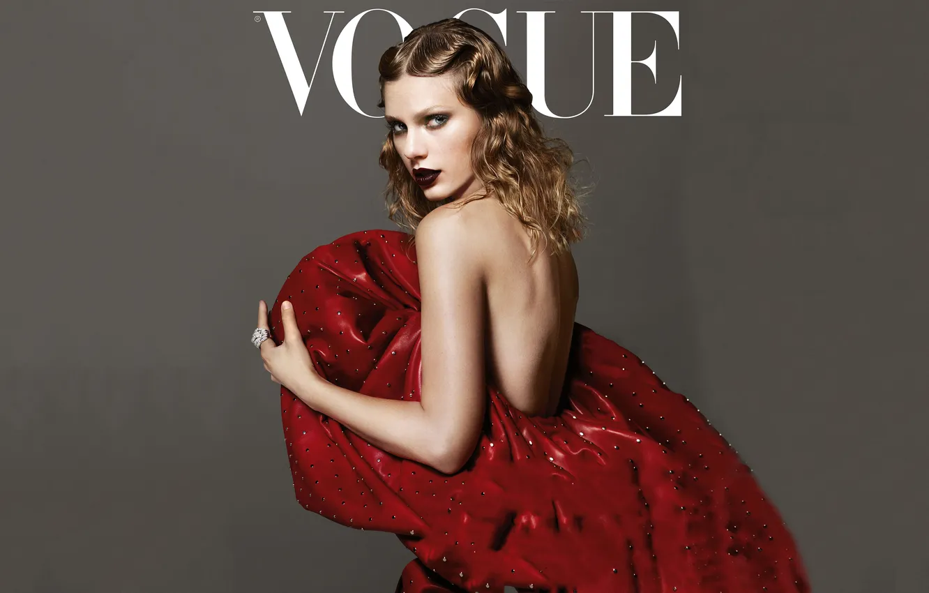 Фото обои стиль, макияж, певица, Taylor Swift, мода, Тейлор Свифт, Vogue