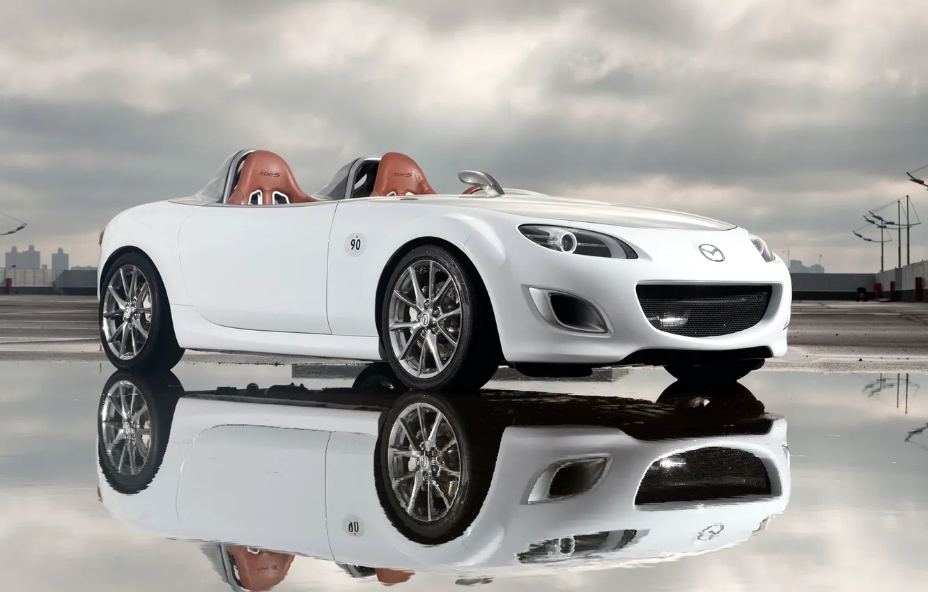 Фото обои отражение, concept, Mazda, superlight