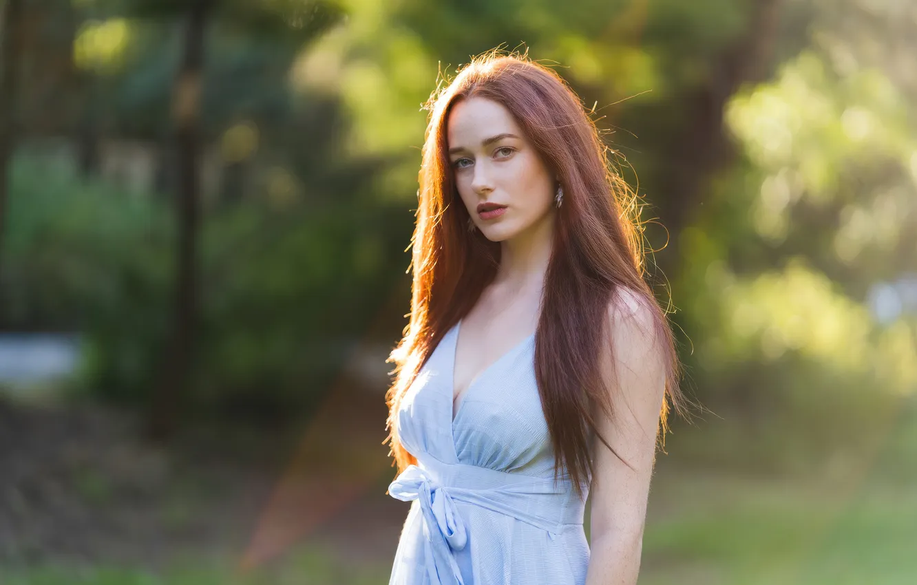 Фото обои girl, model, pretty, long-haired