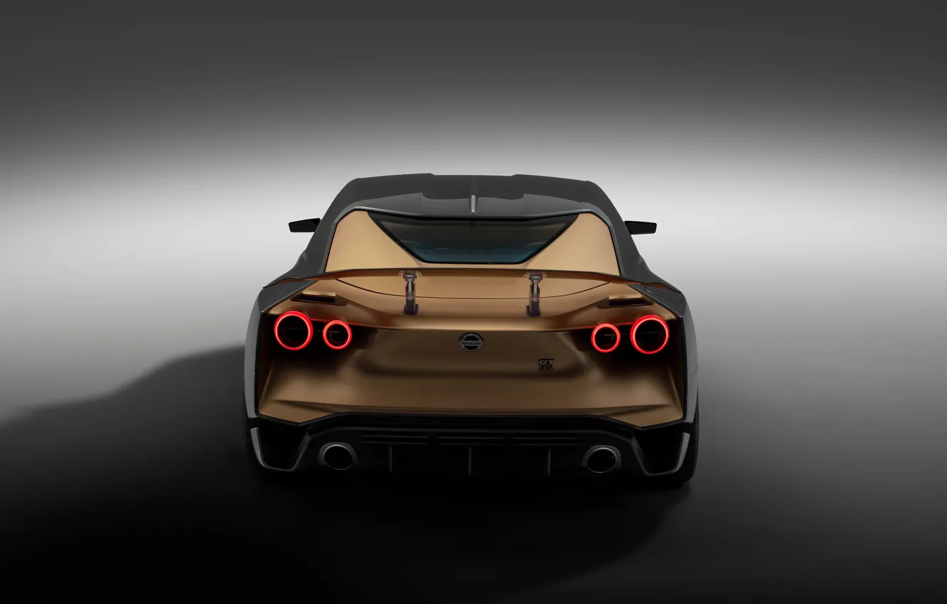 Фото обои Concept, Nissan, вид сзади, 2018, ItalDesign, GT-R50