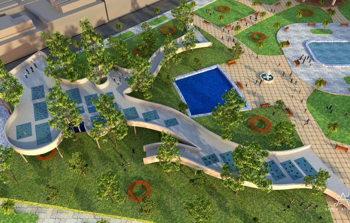 Фото обои complex, construction model, better health and oxygen