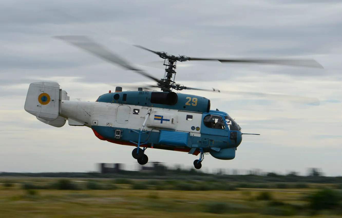 Фото обои вертолёт, Камов, противолодочный, Ка-27, корабельный, ВМС Украины