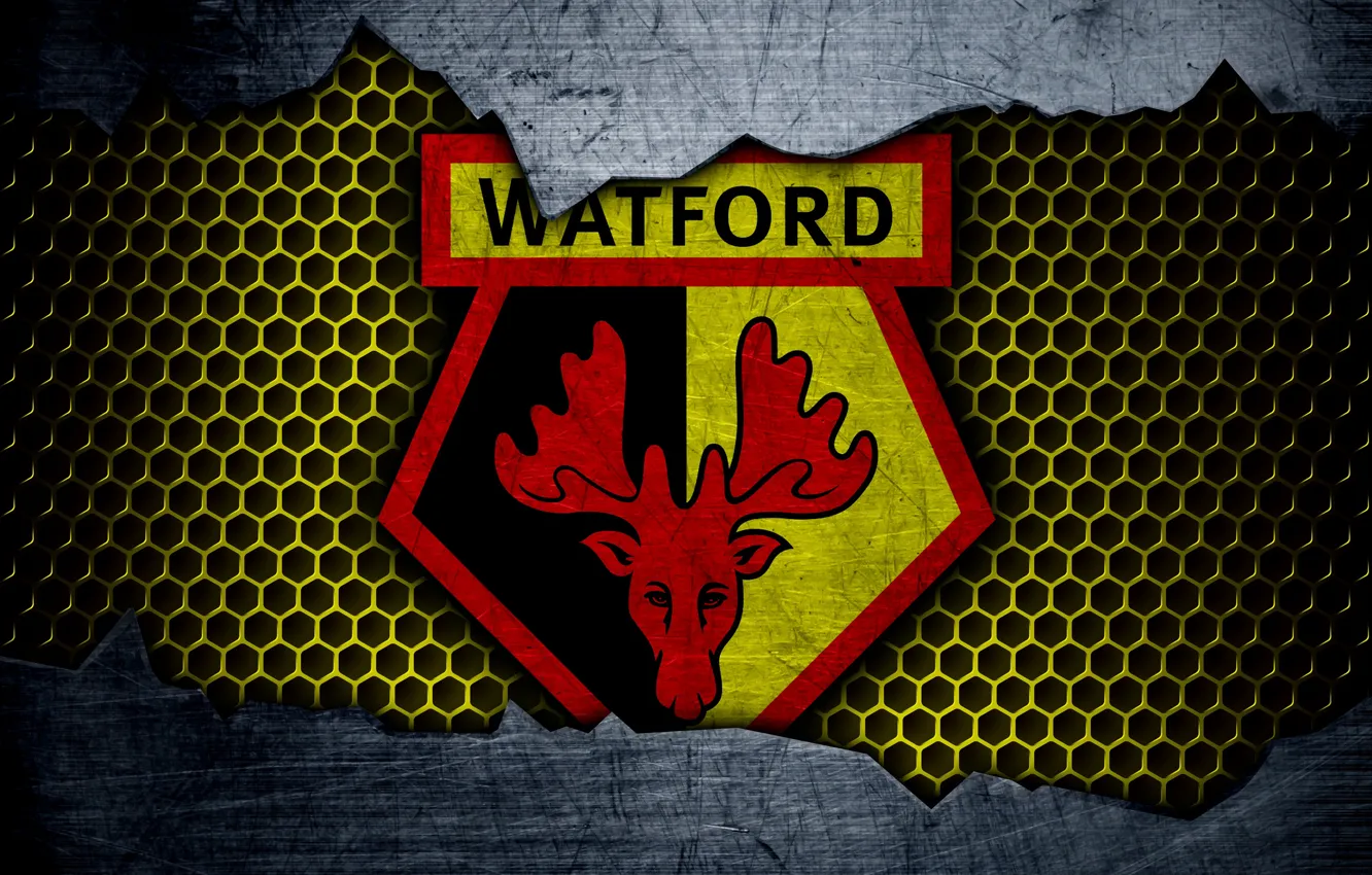 Фото обои wallpaper, sport, logo, football, Watford