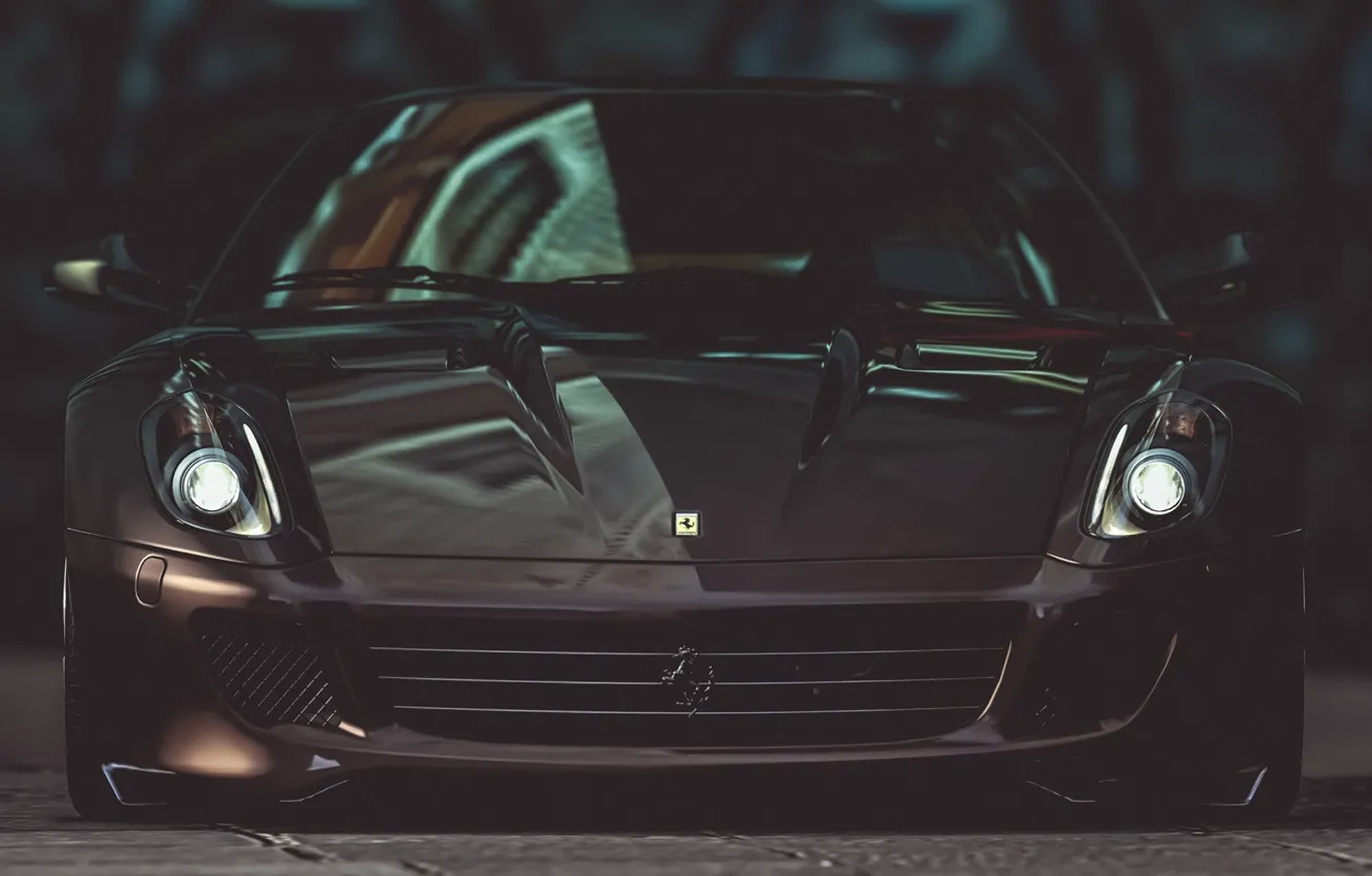 Фото обои машина, авто, Ferrari, 599, GTO