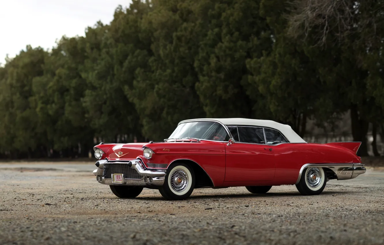 Фото обои Eldorado, Cadillac, кадиллак, 1957, Sixty-Two, эльдорадо, Special Biarritz