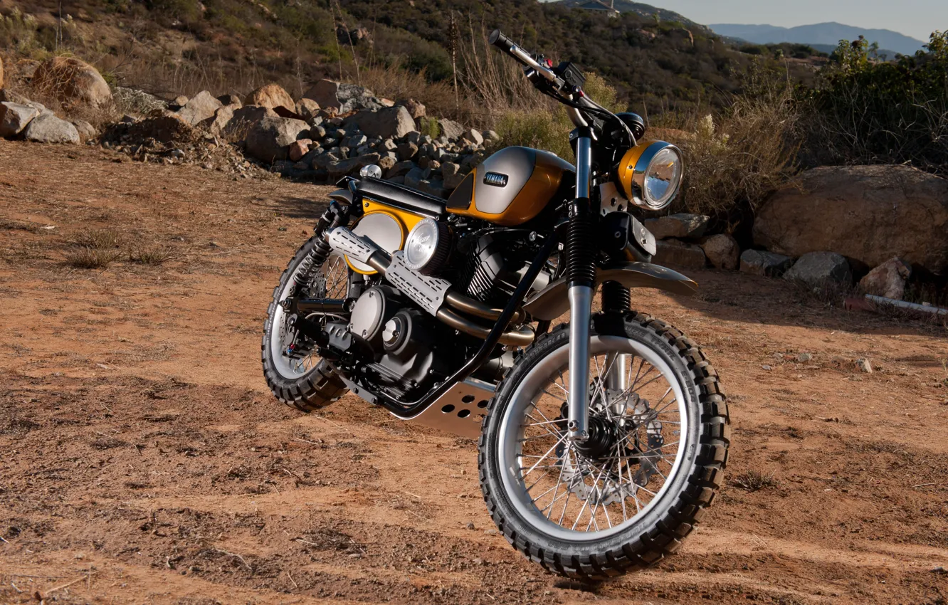 Фото обои Bike, Yamaha SCR950, Enduro
