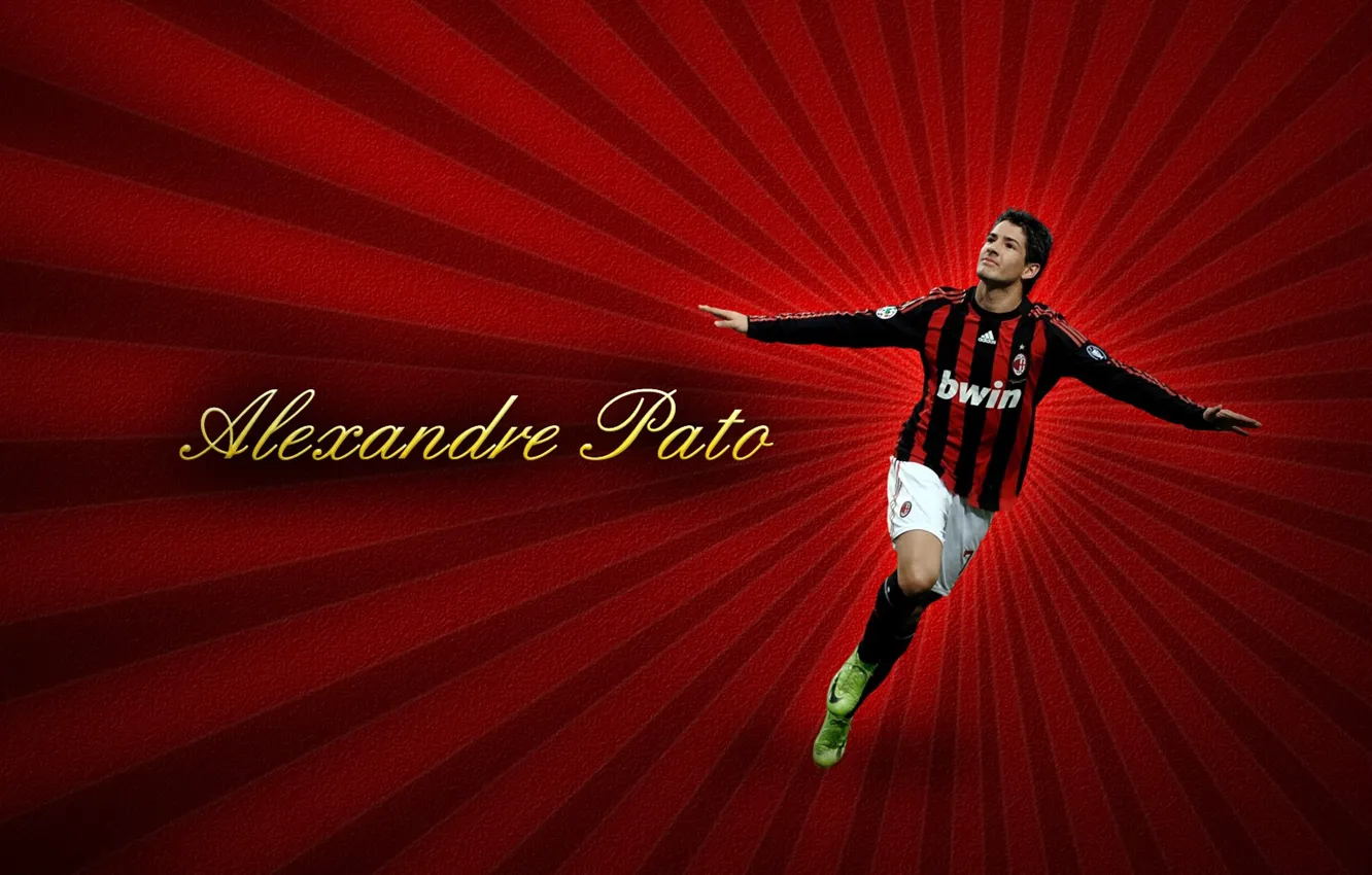 Фото обои бразилец, AC-Milan, Alexandre Pato