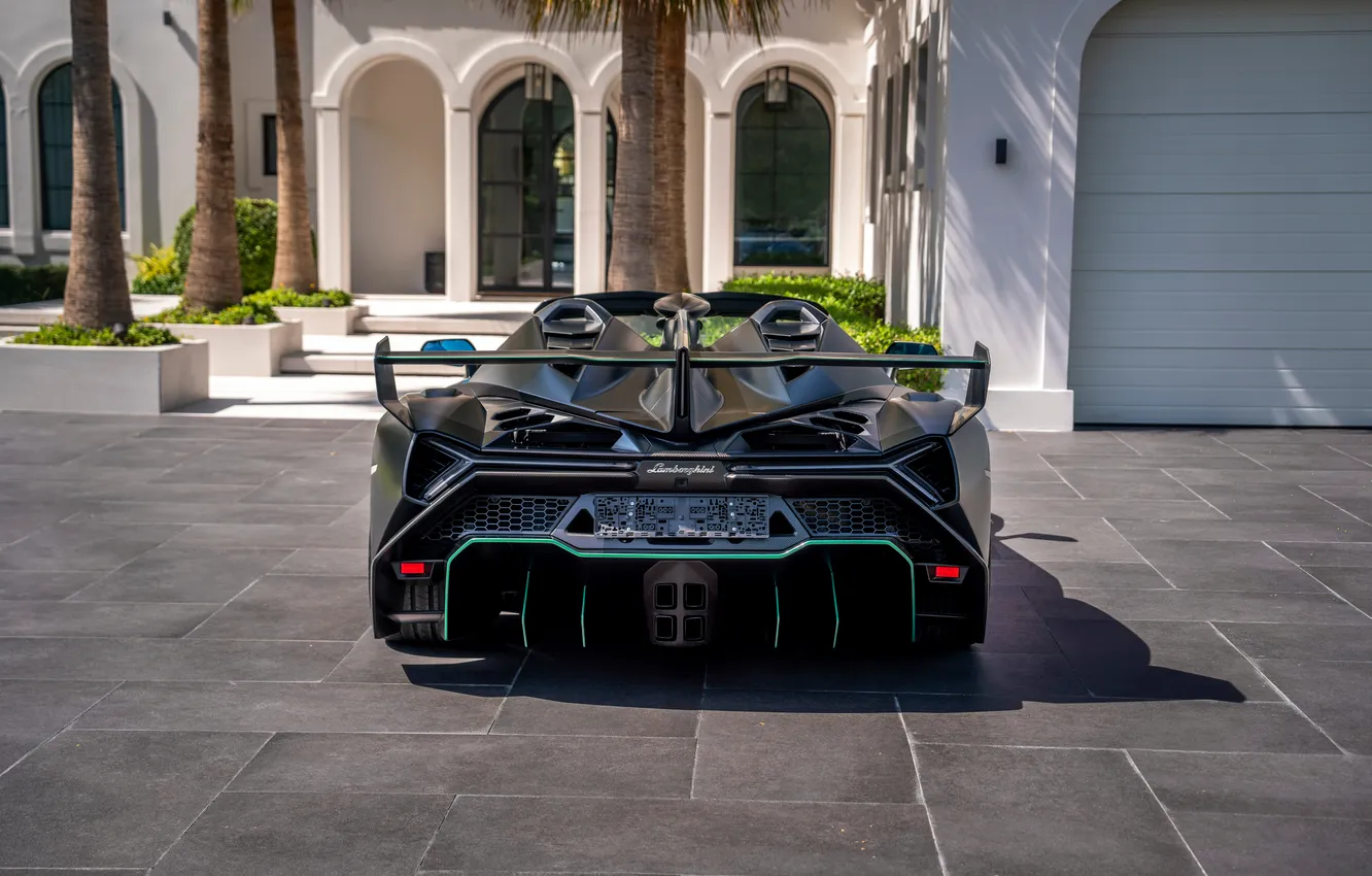 Фото обои Roadster, Lamborghini, суперкар, supercar, 2014, Veneno, единственный экземпляр, the only instance
