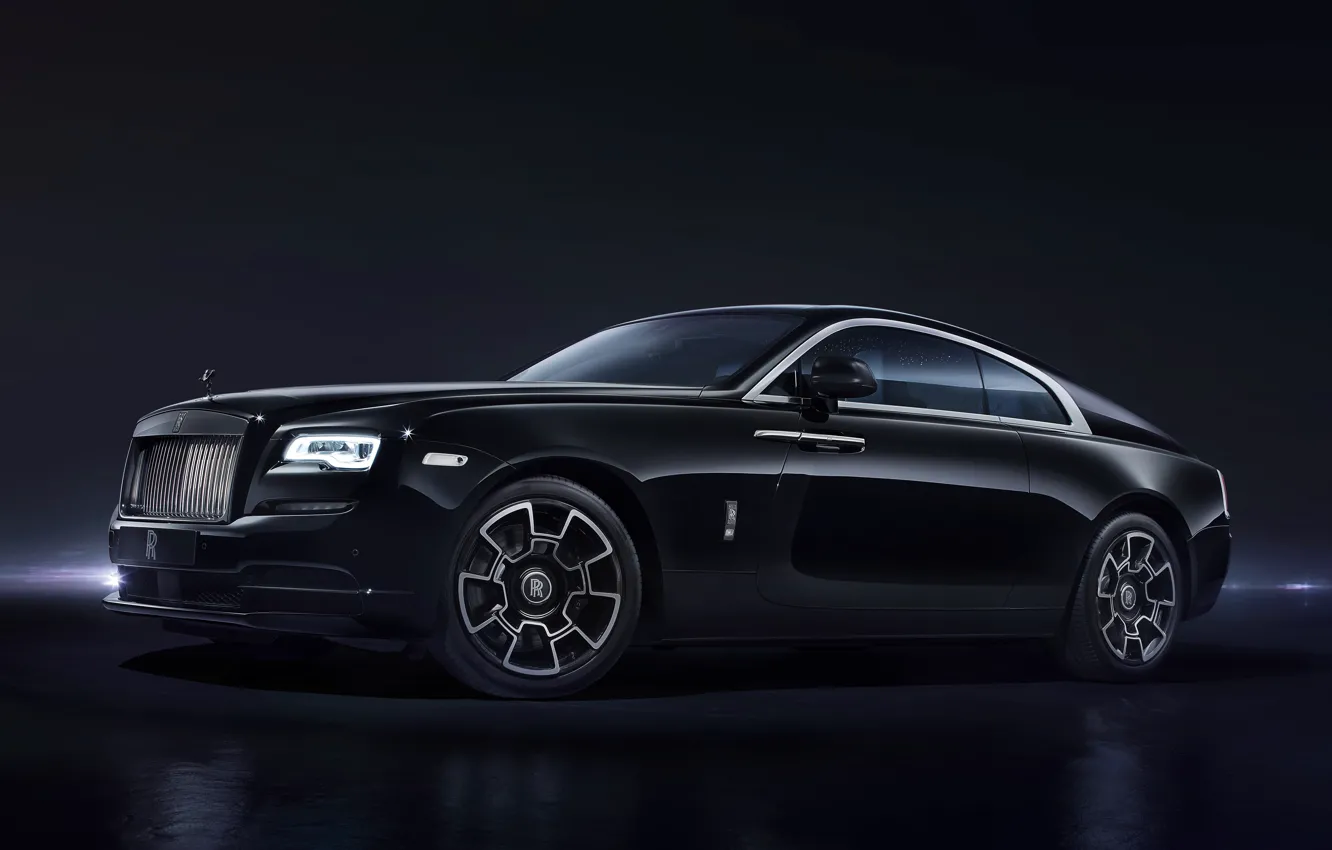 Фото обои купе, Rolls-Royce, представителький, Wraith Black Badge