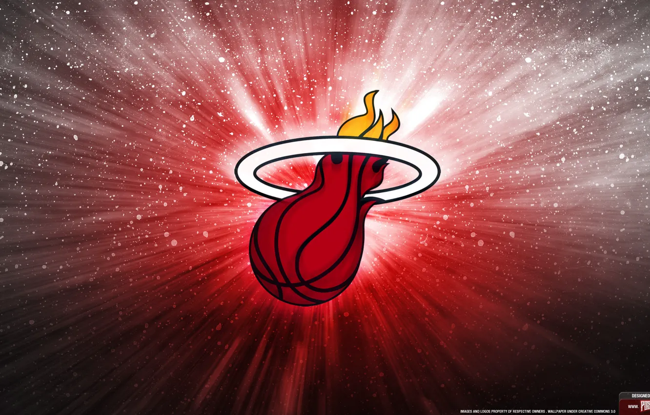 Фото обои logo, basketball, lebron, Miami Heat, Lebron james