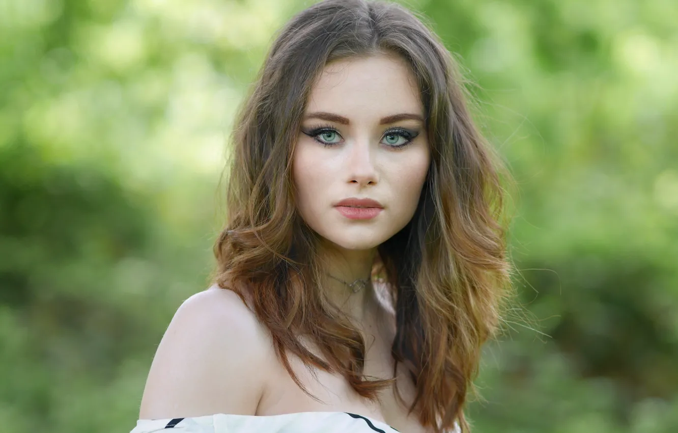 Фото обои взгляд, волосы, Millie