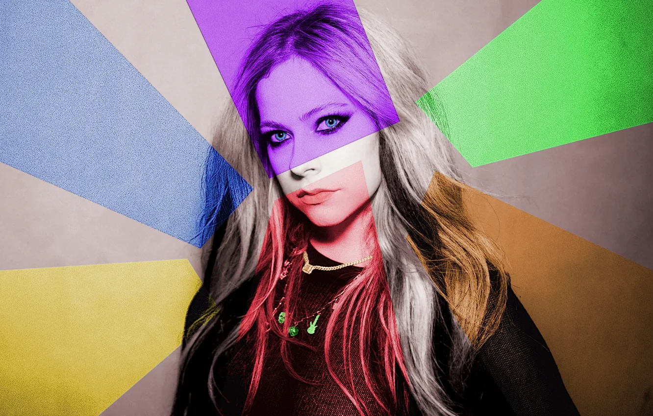 Фото обои music, wallpaper, people, celebrities, avril lavign, chanteuse