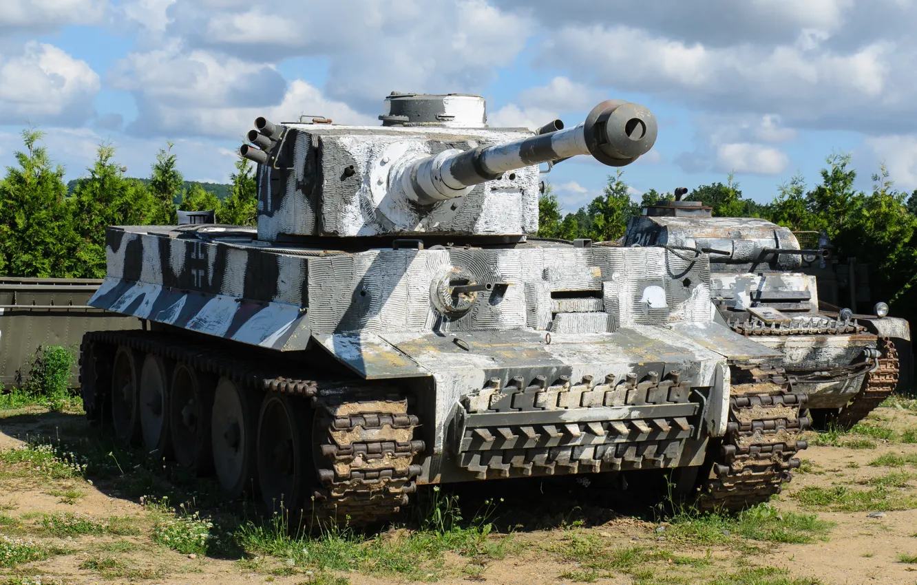 Фото обои Tiger, Panzer, Replika