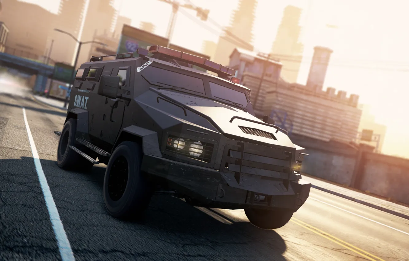 Фото обои 2012, Need for Speed, nfs, SWAT, Truck, Most Wanted, нфс, NFSMW
